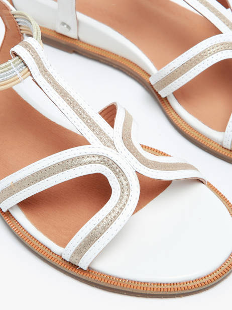 Sandals In Leather Mam'zelle White accessoires CSG2Q30 other view 2