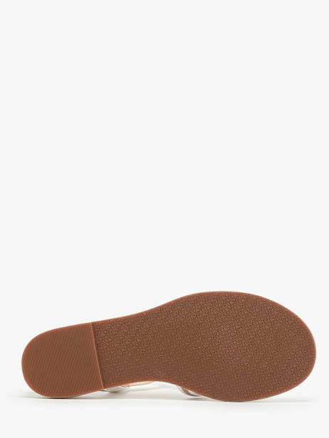 Sandals In Leather Mam'zelle White accessoires CSG2Q30 other view 4