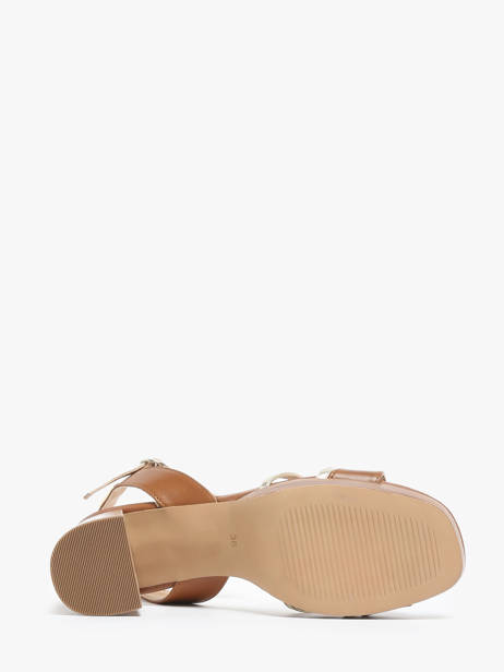 Heeled Sandals In Leather Les tropeziennes Brown accessoires LIMONA other view 4