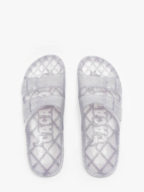 Claquettes Anjo Glitter Cacatoes Gris accessoires ANJOGLIT vue secondaire 3