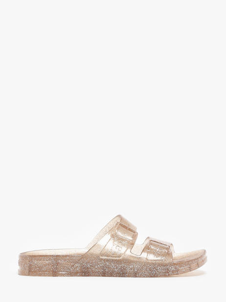 Flip Flops Anjo Glitter Cacatoes Beige accessoires ANJOGLIT