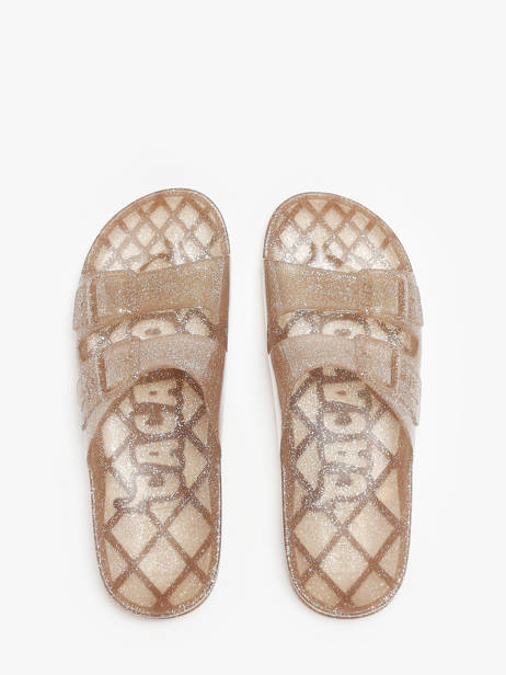 Flip Flops Anjo Glitter Cacatoes Beige accessoires ANJOGLIT other view 3