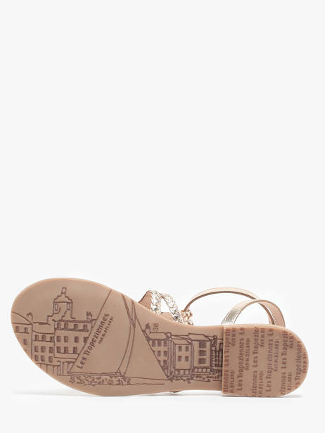 Sandales Avec Brides Bongo Les tropeziennes Or accessoires BONGO vue secondaire 4