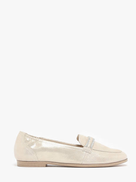 Moccasins In Leather Tamaris White accessoires 42