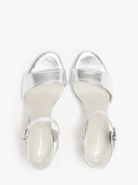 Sandales à Talon Tamaris Argent accessoires 42 vue secondaire 3