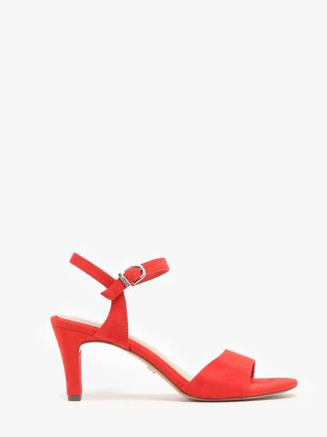Heeled Sandals Tamaris Red accessoires 42