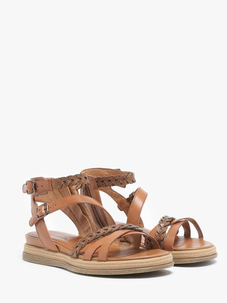 Sandals In Leather Tamaris Brown accessoires 42 other view 1