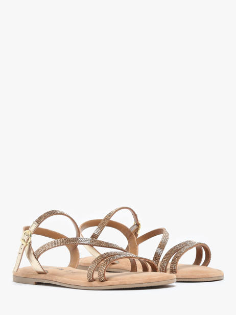 Sandals In Leather Tamaris Gold accessoires 42 other view 1