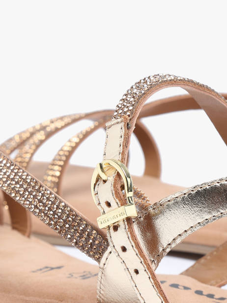 Sandals In Leather Tamaris Gold accessoires 42 other view 2