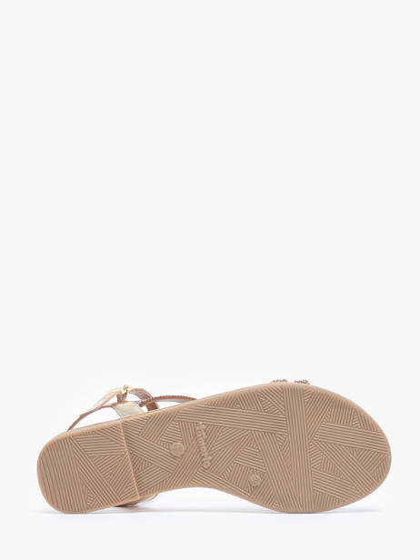 Sandals In Leather Tamaris Gold accessoires 42 other view 4