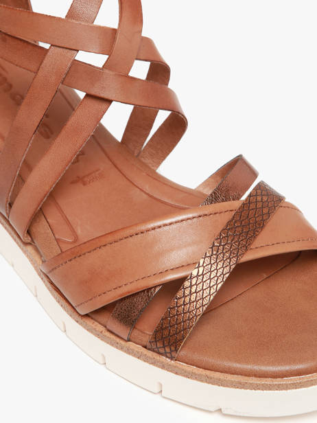 Sandales En Cuir Tamaris Marron accessoires 42 vue secondaire 2