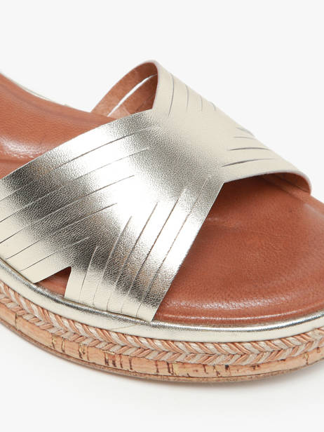 Sandales En Cuir Tamaris Or accessoires 42 vue secondaire 2