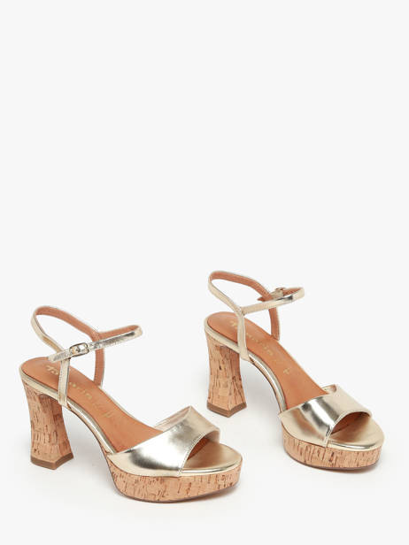 Sandals In Leather Tamaris Gold accessoires 42 other view 1