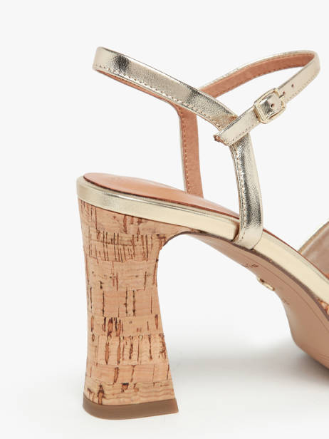 Sandals In Leather Tamaris Gold accessoires 42 other view 2