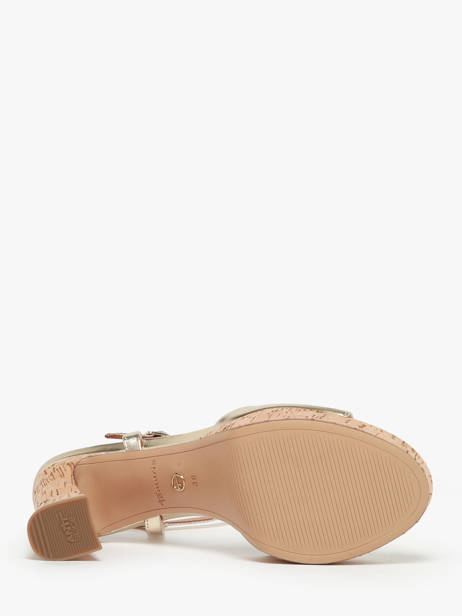 Sandals In Leather Tamaris Gold accessoires 42 other view 3