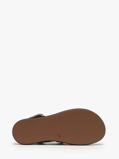 Sandals In Leather Inuovo Black accessoires A96020 other view 4