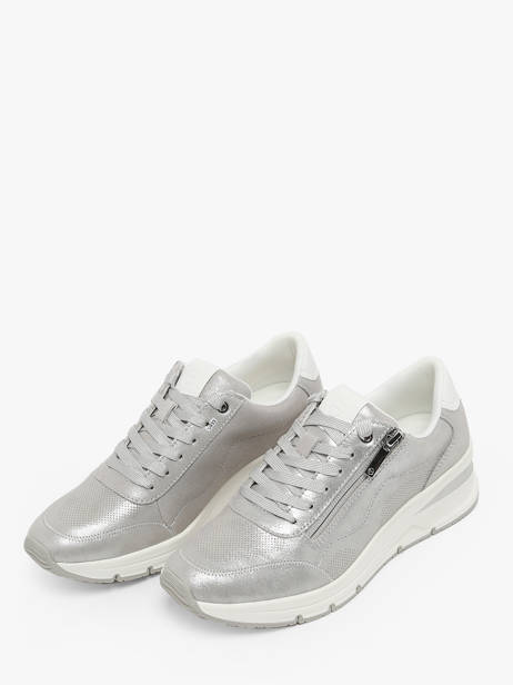 Sneakers En Cuir Tamaris Argent accessoires 42 vue secondaire 2