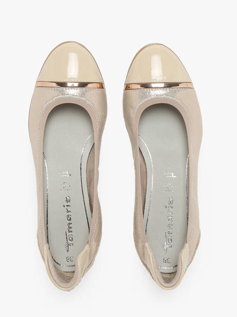 Ballerines Tamaris Or accessoires 42 vue secondaire 5