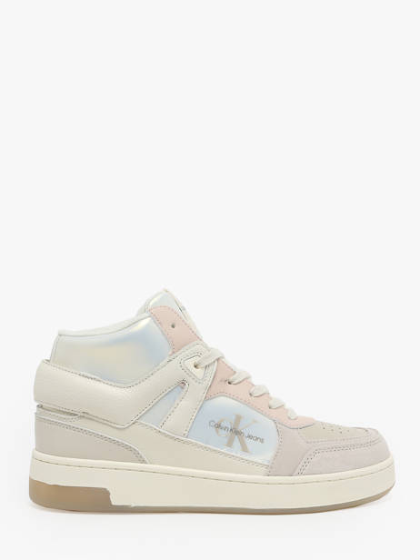 Sneakers In Leather Calvin klein jeans Multicolor accessoires 14890GE