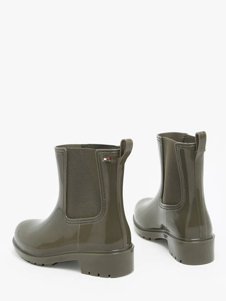 Rain Boots Tommy hilfiger Green accessoires 8213BDS other view 3