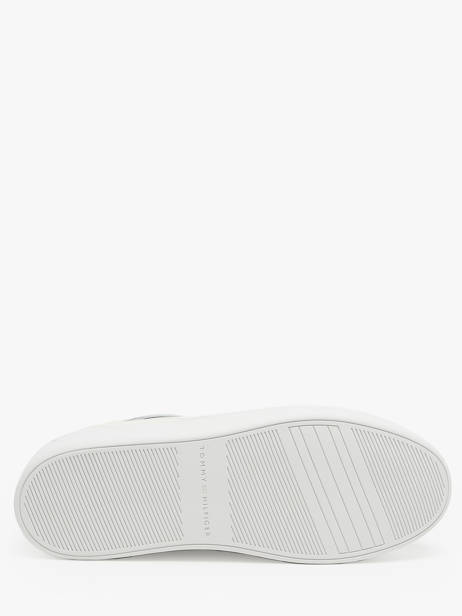 Sneakers In Leather Tommy hilfiger White accessoires 82100F6 other view 4