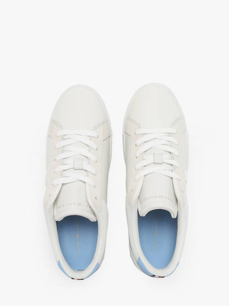 Sneakers In Leather Tommy hilfiger White accessoires 82100F6 other view 5