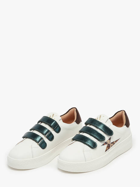 Sneakers Andréa Vanessa wu Vert accessoires BK2701VT vue secondaire 2