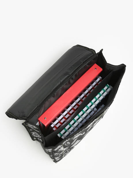 2-compartment Satchel Fortnite Black gamer 23OZ203S other view 3