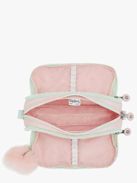 3-compartment Pouch Kipling Pink back to school KI5702 other view 1
