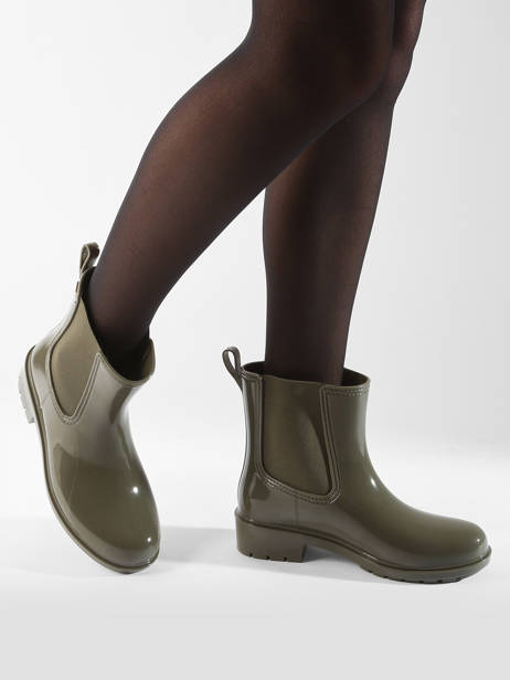 Rain Boots Tommy hilfiger Green accessoires 8213BDS other view 1