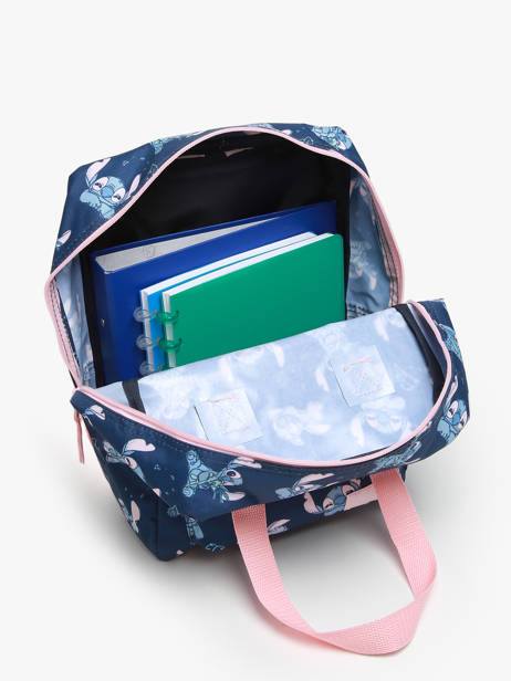 Mini Backpack Lilo & stitch Blue simply kind 4804 other view 3