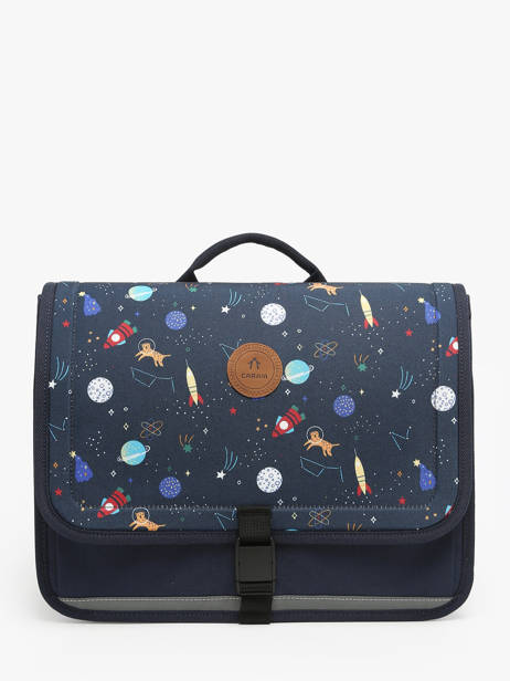 Cartable 2 Compartiments Cabaia Bleu school S