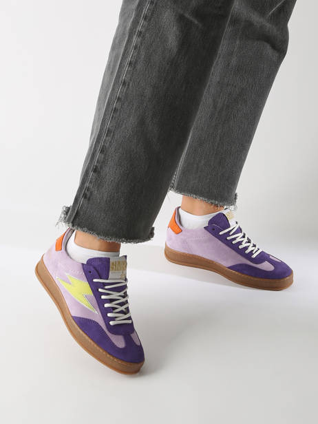 Sneakers Risy In Leather Semerdjian Multicolor accessoires RISY138 other view 1