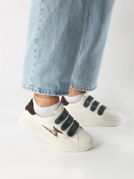 Sneakers Andréa Vanessa wu Vert accessoires BK2701VT vue secondaire 1