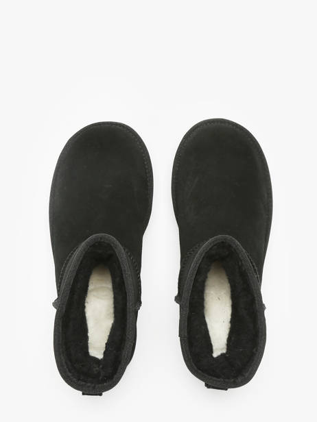 Boots Classic Mini Platform In Leather Ugg Black accessoires 1134991 other view 4
