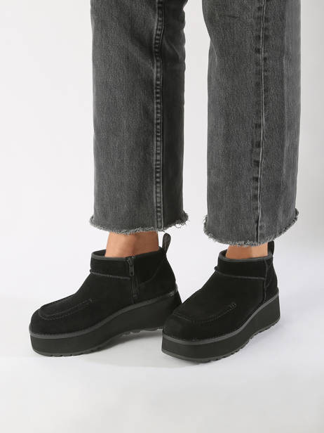 Platform Boots Cityfunc Ultra In Leather Ugg Black accessoires 1158193 other view 1