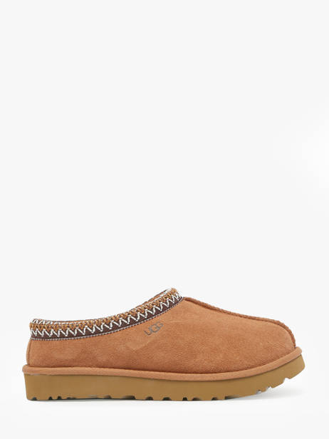 Slippers Tasman In Leather Ugg Brown accessoires 5955
