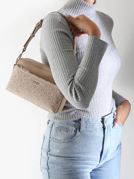 Shoulder Bag Must Recycled Polyester Calvin klein jeans Beige must K612167 other view 1