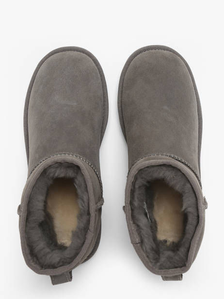 Classic Mini Ii Boots In Leather Ugg Gray accessoires 1016222 other view 4