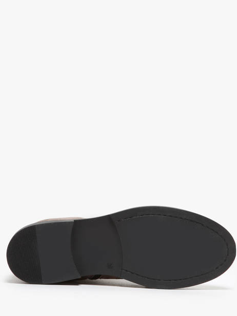 Boots In Leather Mjus Gray accessoires T81209 other view 5