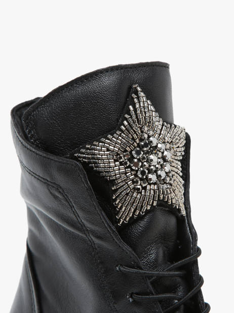 Boots In Leather Mjus Black accessoires M77277 other view 3