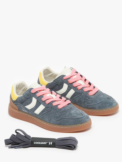 Sneakers Goal En Cuir Coolway Gris accessoires 7644931 vue secondaire 2