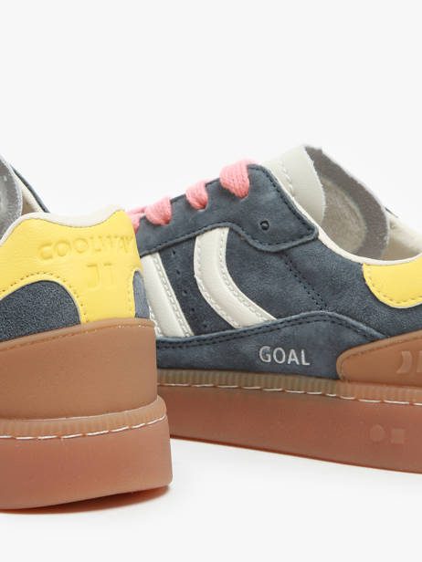 Sneakers Goal En Cuir Coolway Gris accessoires 7644931 vue secondaire 3