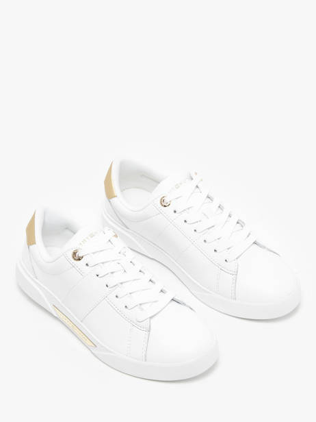 Sneakers In Leather Tommy hilfiger White accessoires 7998YBS other view 2
