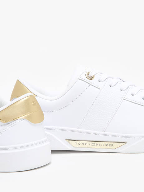 Sneakers In Leather Tommy hilfiger White accessoires 7998YBS other view 3