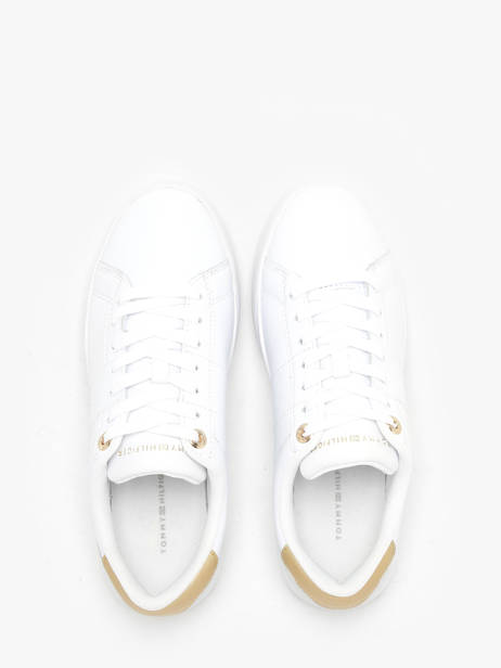 Sneakers In Leather Tommy hilfiger White accessoires 7998YBS other view 4