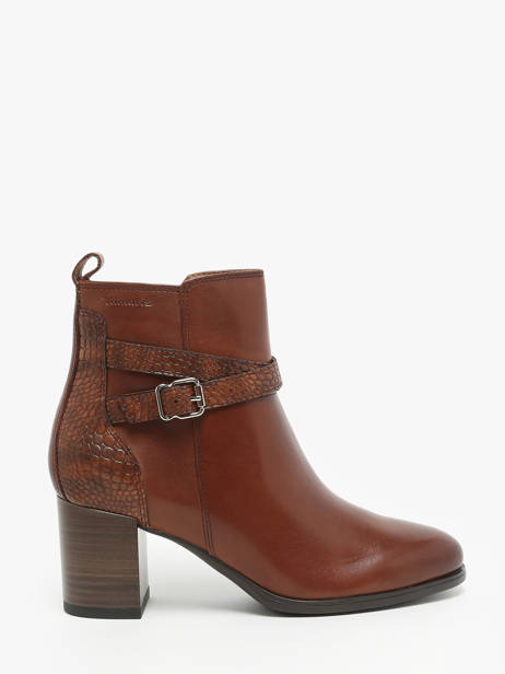 Boots In Leather Tamaris Brown accessoires 43