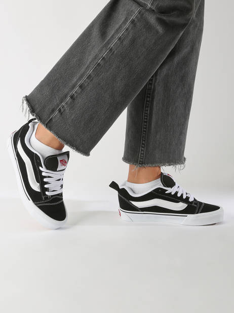 Sneakers Knu Skool In Leather Vans Black unisex 9QC6BT1 other view 1