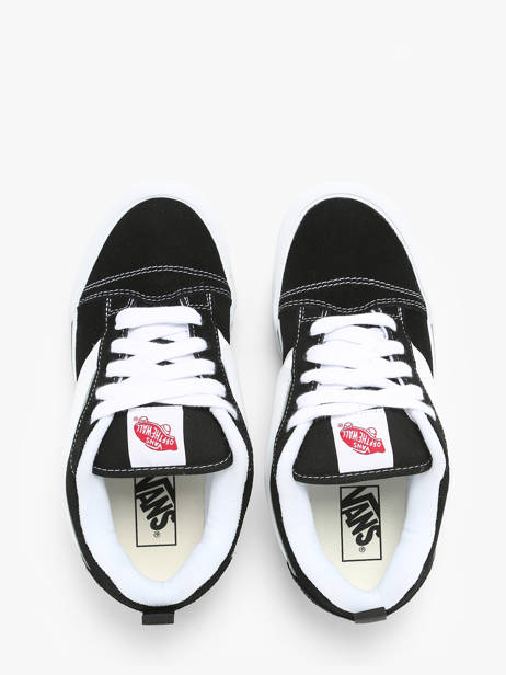 Sneakers Knu Skool In Leather Vans Black unisex 9QC6BT1 other view 4