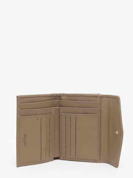 Wallet Leather Hexagona Brown luna 688379 other view 1